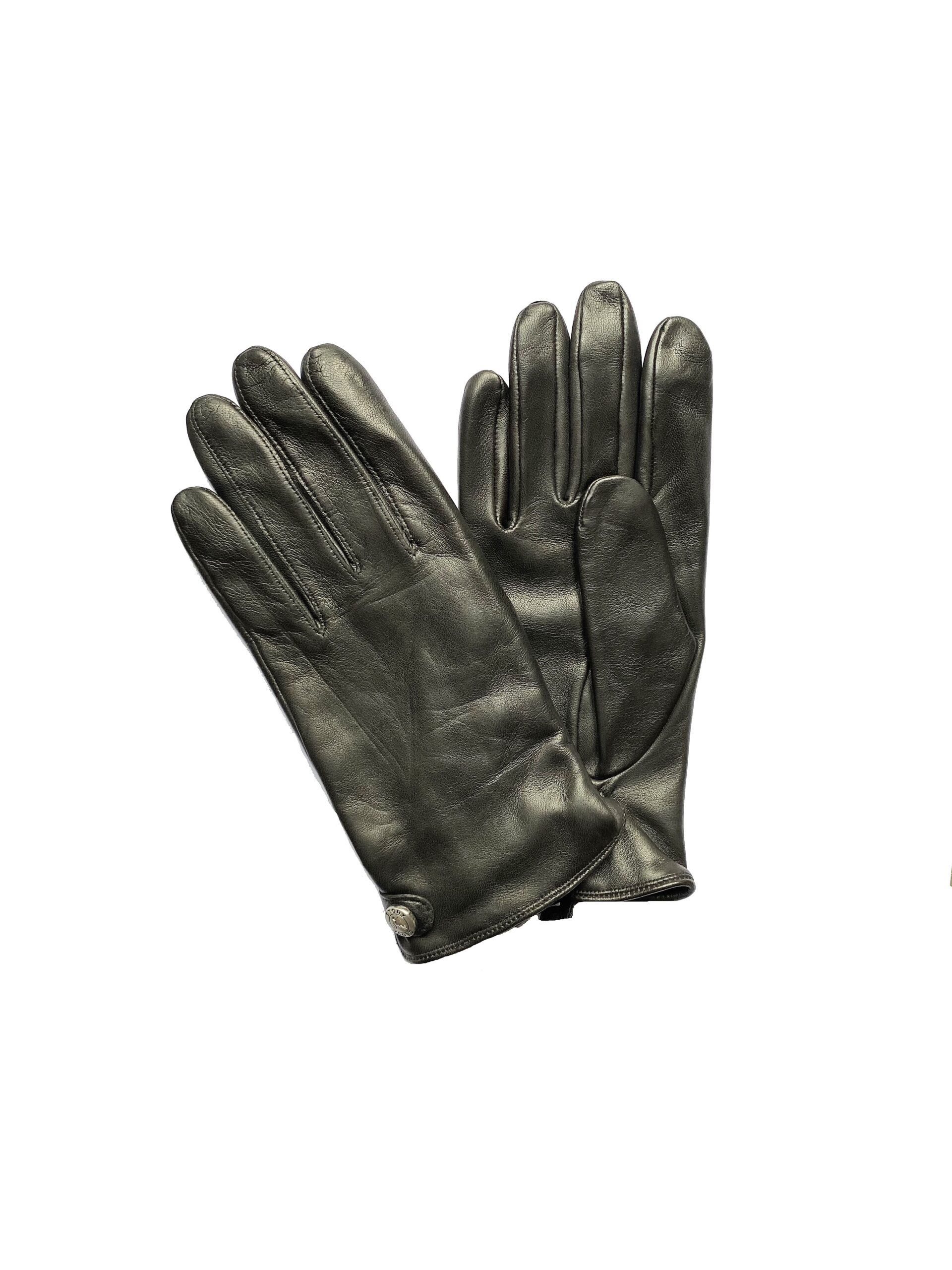 ZLUXURQ gants homme en cuir souple, doublure shaker, gants d'hiver en peau  de mouton de haute qualité : : Mode