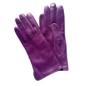 GANTS-EN-CUIR-AVEC-DOUBLURE-CACHEMIRE-POUR-FEMME-COULEUR-VIOLET-MODELE-ODENSE-VUE-DE-FACE