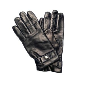 GANTS-CUIR-AGNEAU-BLEU-DOUBLE-LAINE-POUR-HOMME_MODELE-PORTLAND-VUE-FACE