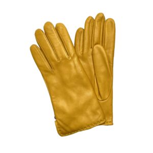 GANTS-EN-CUIR-AGNEAU-JAUNE-MAIS-DOUBLE-CACHEMIRE-POUR-FEMME_MODELE-ODENSE-VUE-FACE