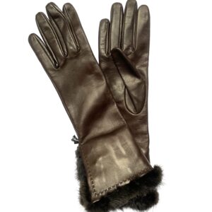 GANTS-CUIR-AGNEAU-MI-LONG-LUXE-GRAND-REBORD-VISON-COULEUR-MARRON-POUR-FEMME_MODELE-SAINT-MORITZ-VUE-FACE